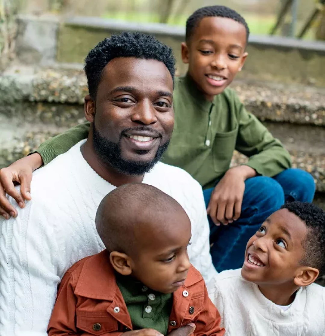 Father with sons