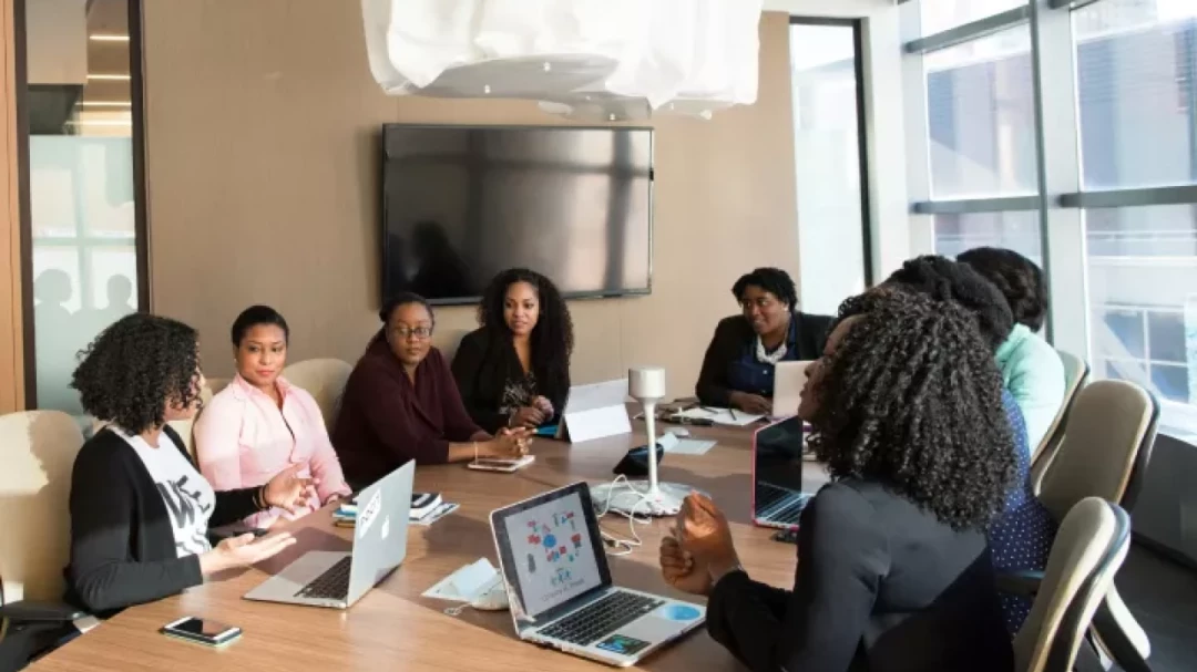 Group of people discussing ideas